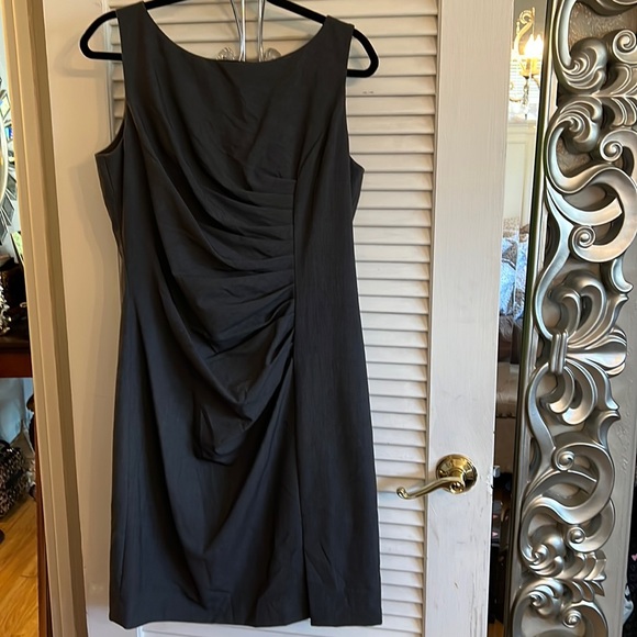 Calvin Klein Dresses Calvin Klein Grey Dress With Side Pleats